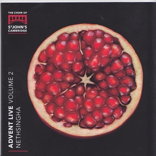 Album cover art for Advent Live, Volume 2