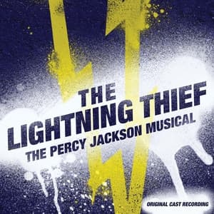 Album cover art for The Lightning Thief: The Percy Jackson Musical