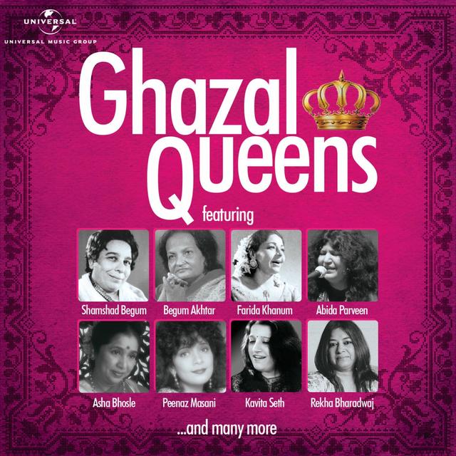 Album cover art for Ghazal Queens