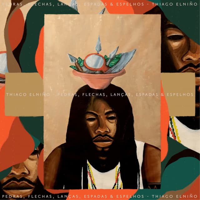 Album cover art for Pedras, Flechas, Lanças, Espadas e Espelhos
