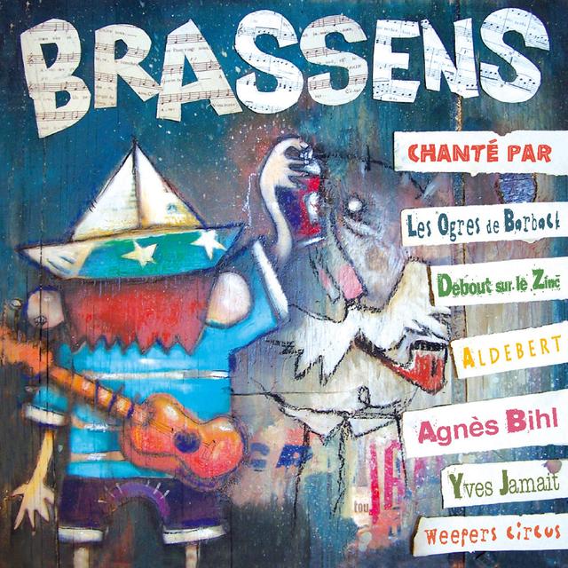 Album cover art for Brassens Chanté Par