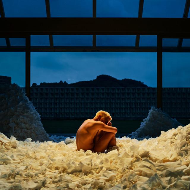 Album cover art for 用背脊唱情歌