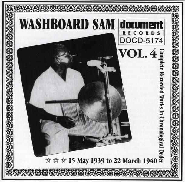 Album cover art for Washboard Sam Vol. 4 1939-1940