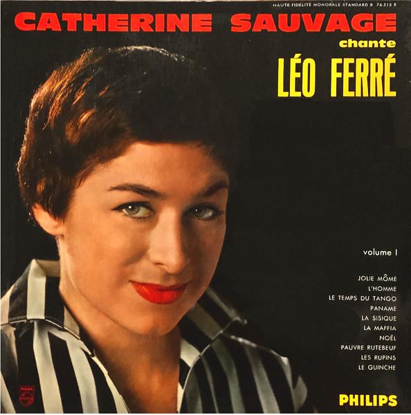 Album cover art for Catherine Sauvage Chante Léo Ferré (Volume 1)