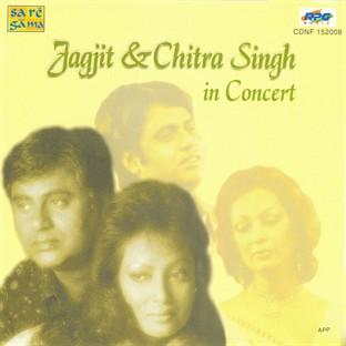 Album cover art for '' Jagjit Singh - Chitra Singh In Concert ''