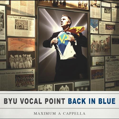 Album cover art for Back in Blue: Maximum A Cappella