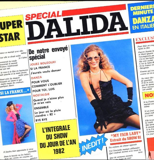 Album cover art for Spécial Dalida