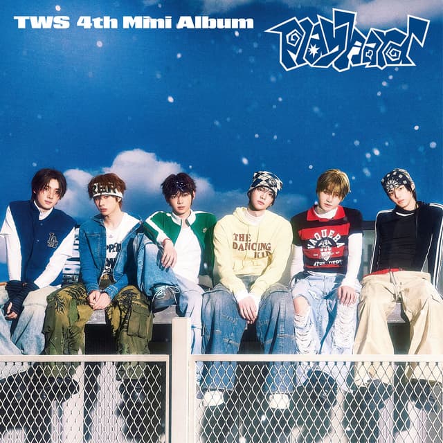 Album cover art for TWS 4th Mini Album 'play hard'