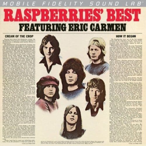 Album cover art for Raspberries' Best Featuring Eric Carmen