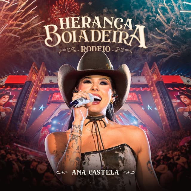 Album cover art for Herança Boiadeira Rodeio