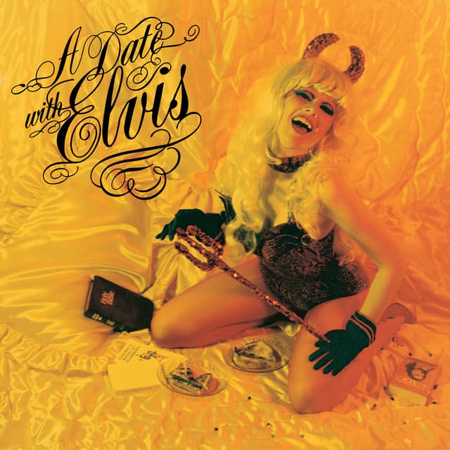 Album cover art for A Date with Elvis