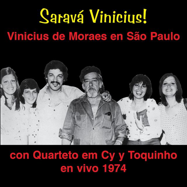 Album cover art for Saravá Vinicius (ao Vivo em São Paulo 1974)