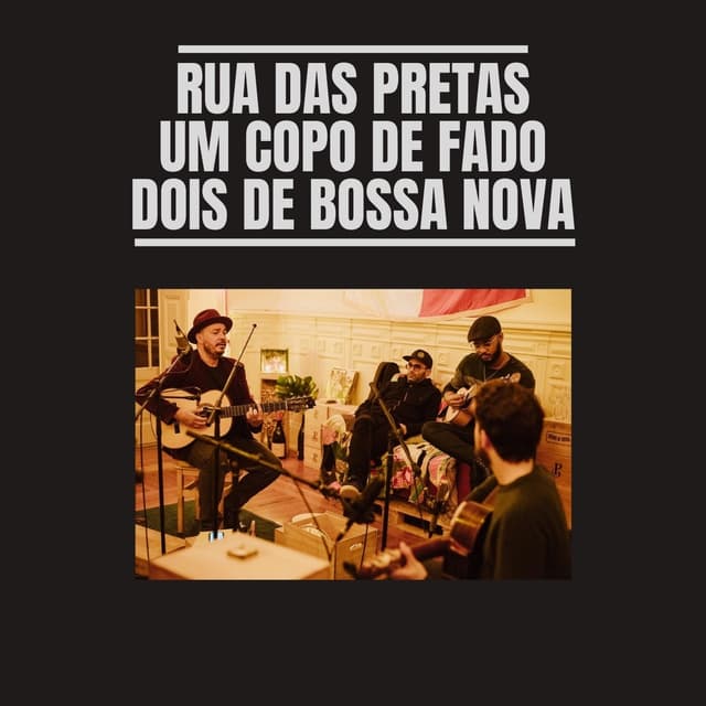 Album cover art for Um Copo de Fado, Dois de Bossa Nova