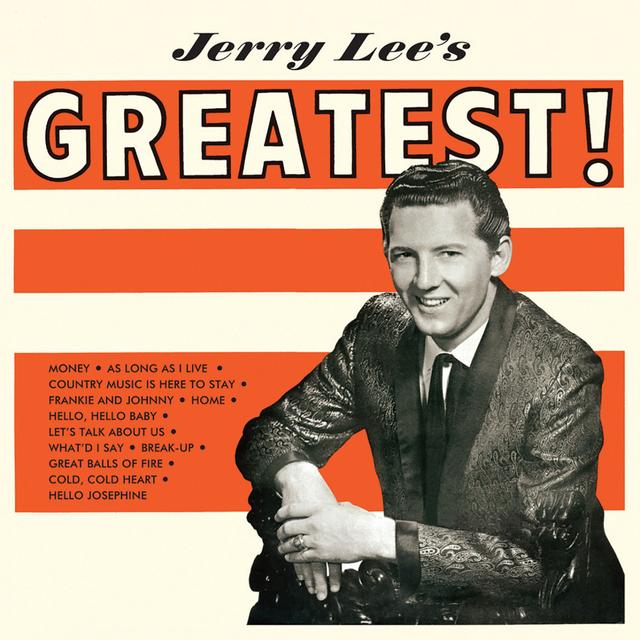 Album cover art for Jerry Lee's Greatest!