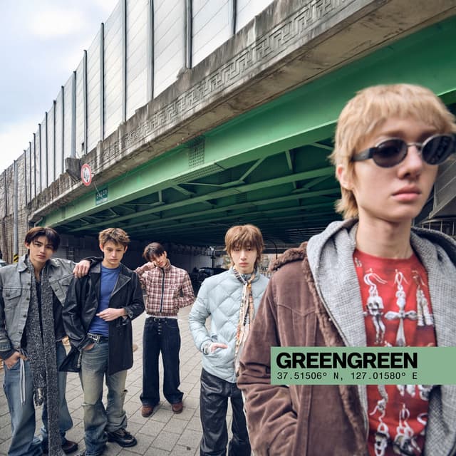 Album cover art for GREENGREEN