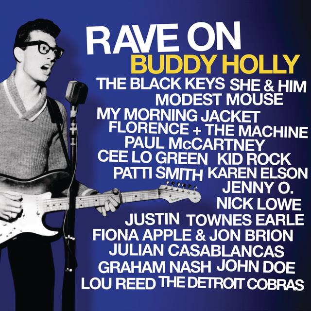 Album cover art for Rave On Buddy Holly