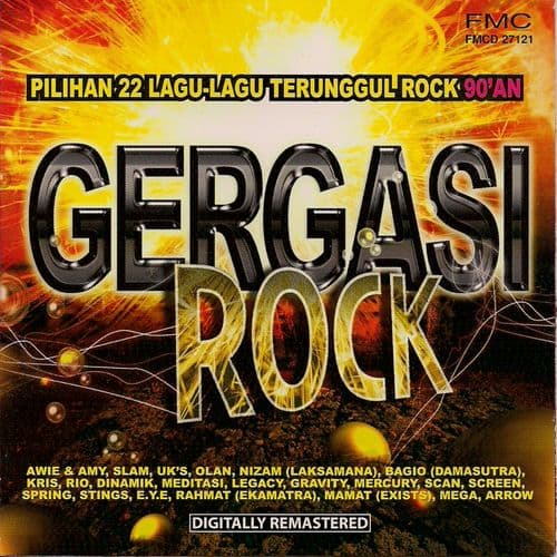 Album cover art for Gergasi Rock