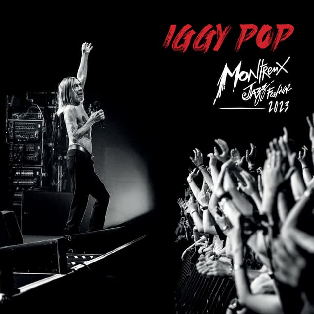 Album cover art for Iggy Pop Live at Montreux Jazz Festival 2023