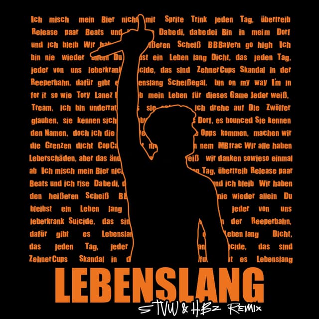 Album cover art for LEBENSLANG