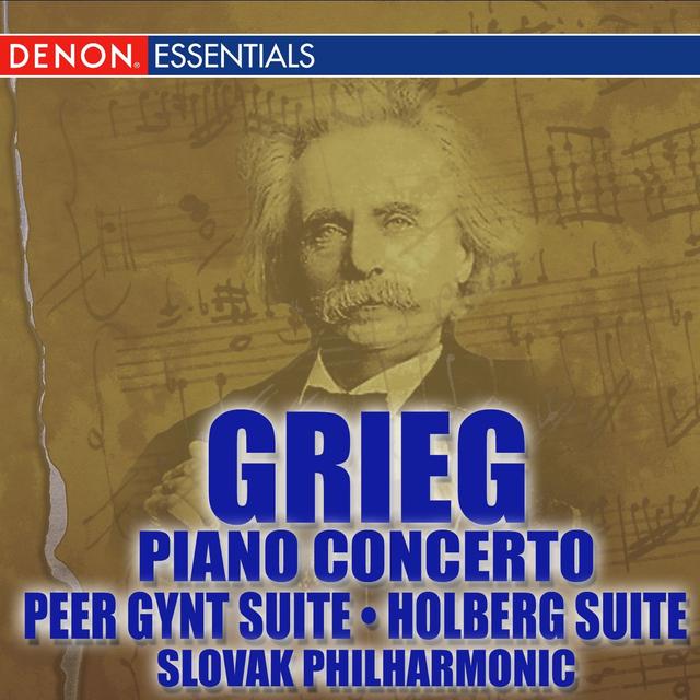Album cover art for Grieg: Elegaic Melody - Holberg - Peer Gynt