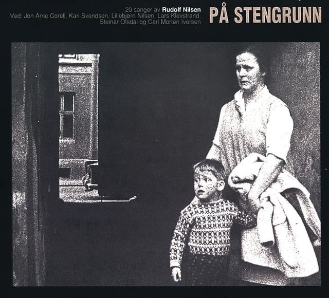 Album cover art for På stengrunn, 20 sanger av Rudolf Nilsen