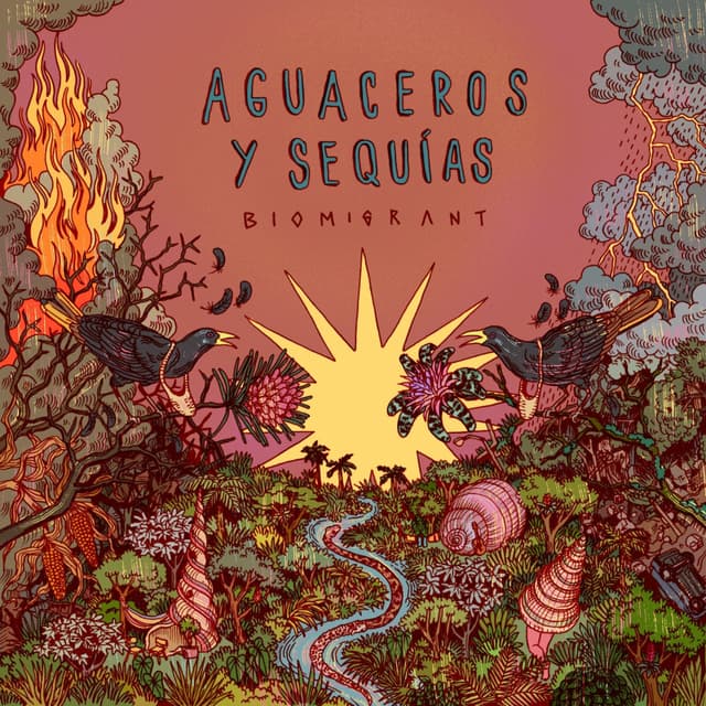 Album cover art for Aguaceros y Sequías