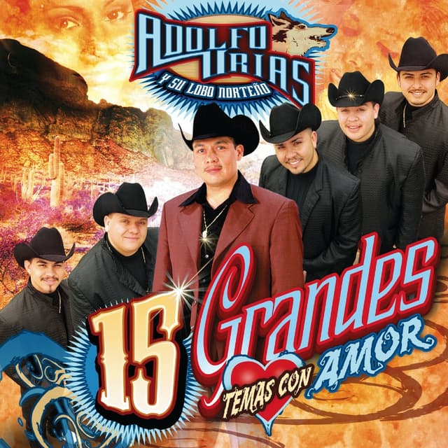 Album cover art for 15 Grandes Temas Con Amor