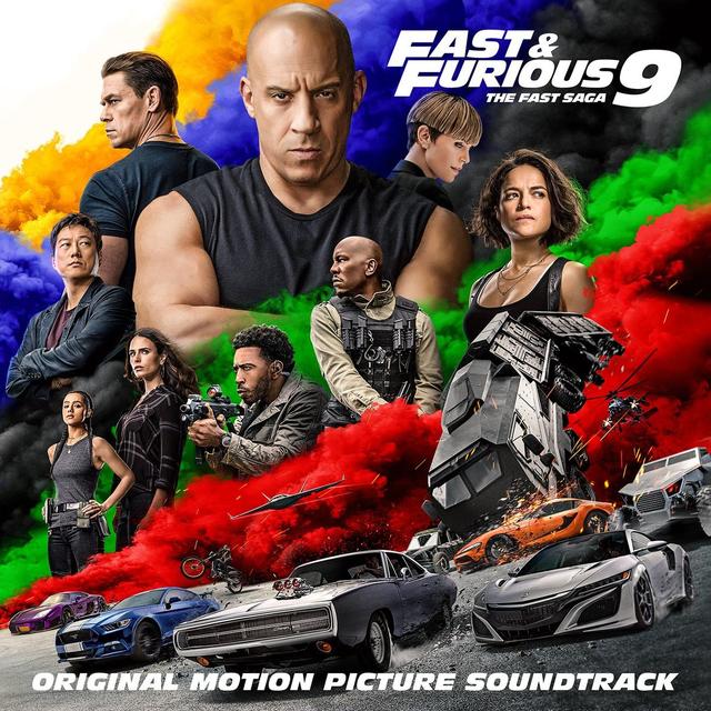 Album cover art for Fast & Furious 9: The Fast Saga (Original Motion Picture Soundtrack)