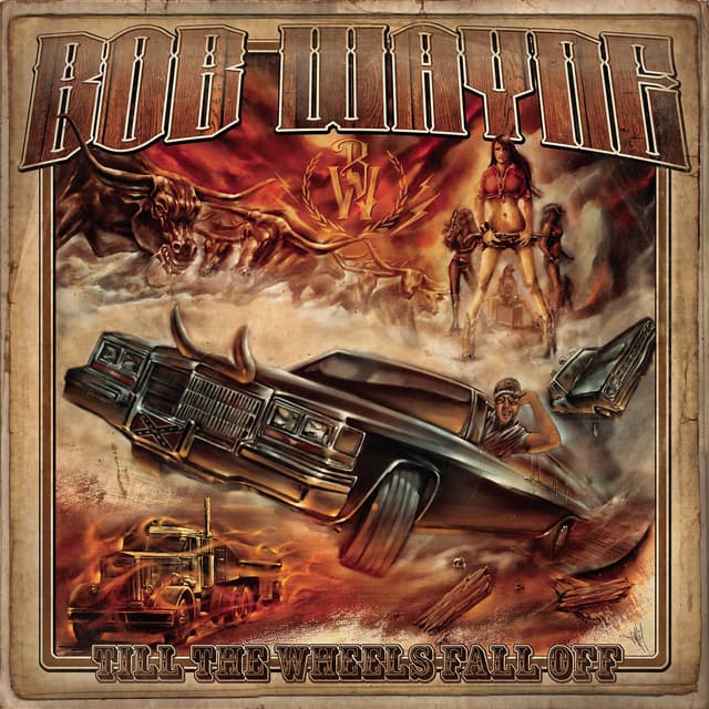 Album cover art for Till The Wheels Fall Off