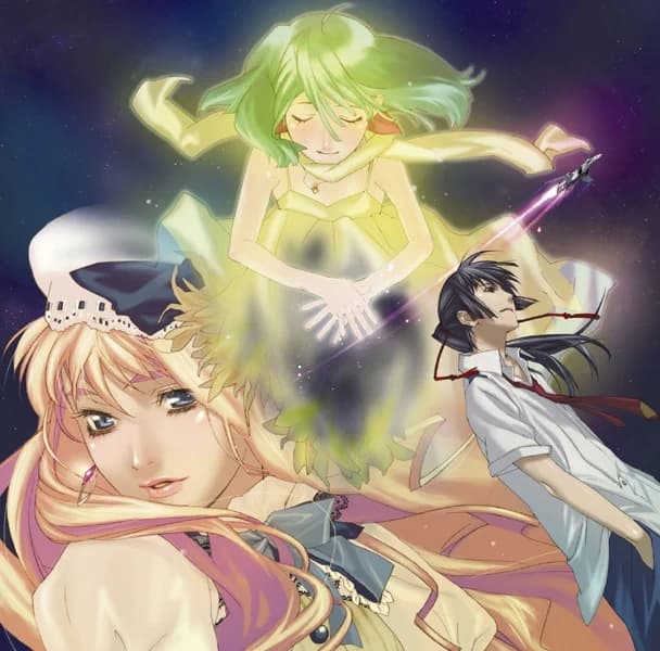 Album cover art for 「マクロスF」O.S.T.2 娘トラ☆