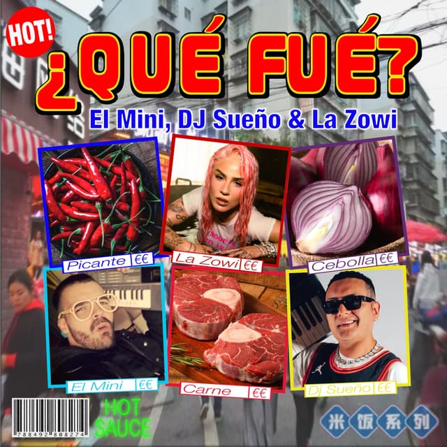 Album cover art for QUE FUE