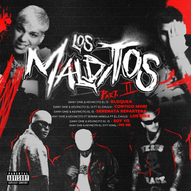 Album cover art for LOS MALDITOS (Part II)