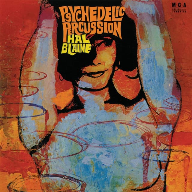 Album cover art for Psychedelic Percussion