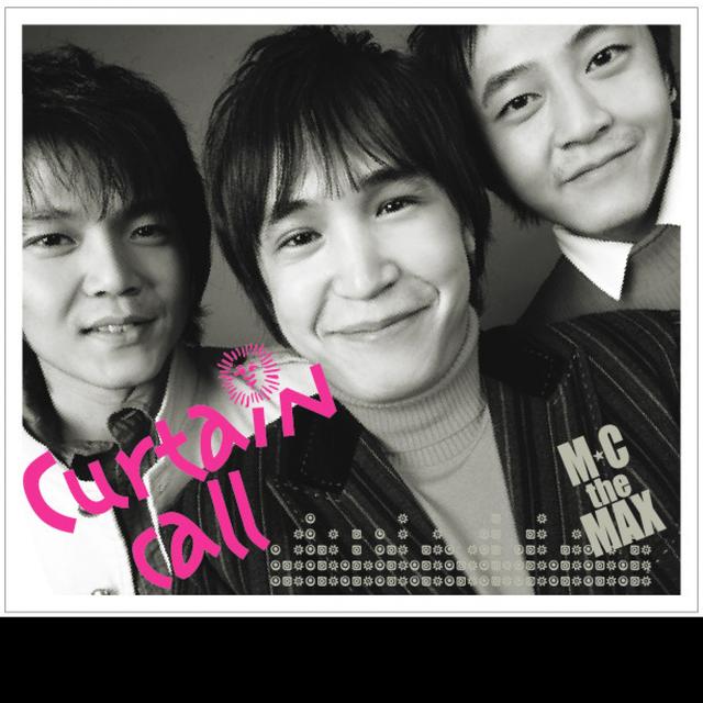 Album cover art for M.C The MAX Best `Curtain Call`