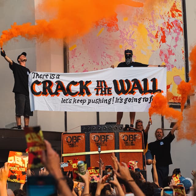 Album cover art for CRACK IN THE WALL