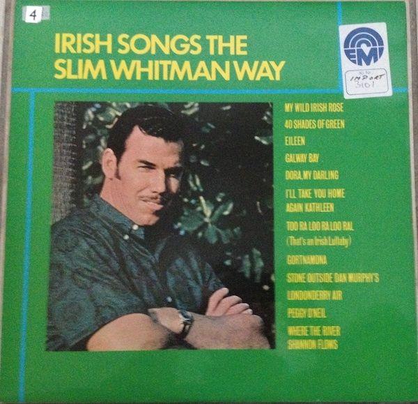 Album cover art for Irish Songs The Slim Whitman Way
