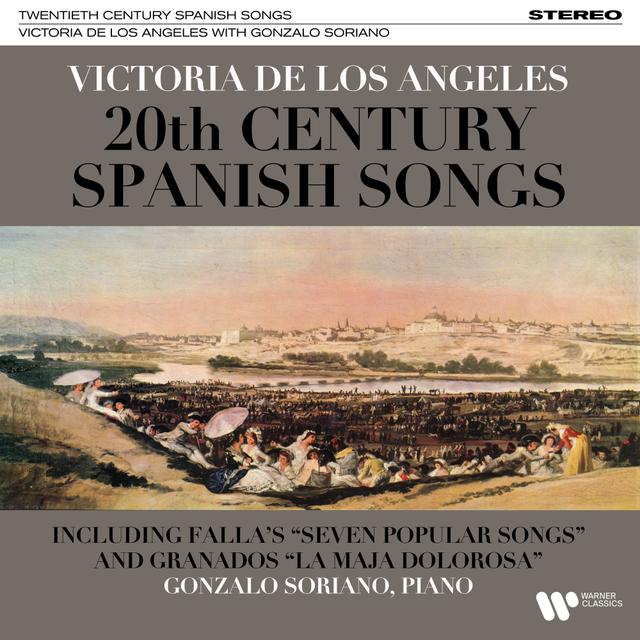 Album cover art for 20th-Century Spanish Songs