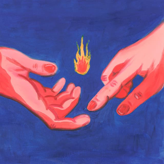 Album cover art for La mano en el fuego