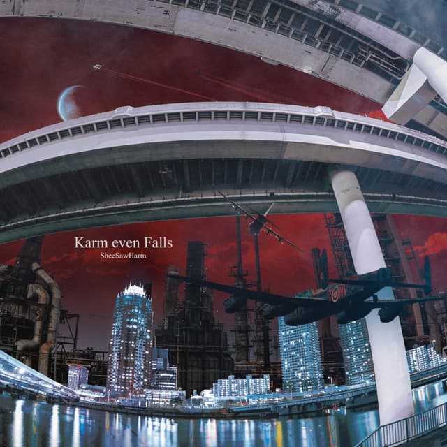 Album cover art for Karm even Falls