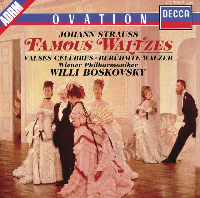 Album cover art for Strauss, J.: Famous Waltzes - The Blue Danube; Emperor Waltz etc.