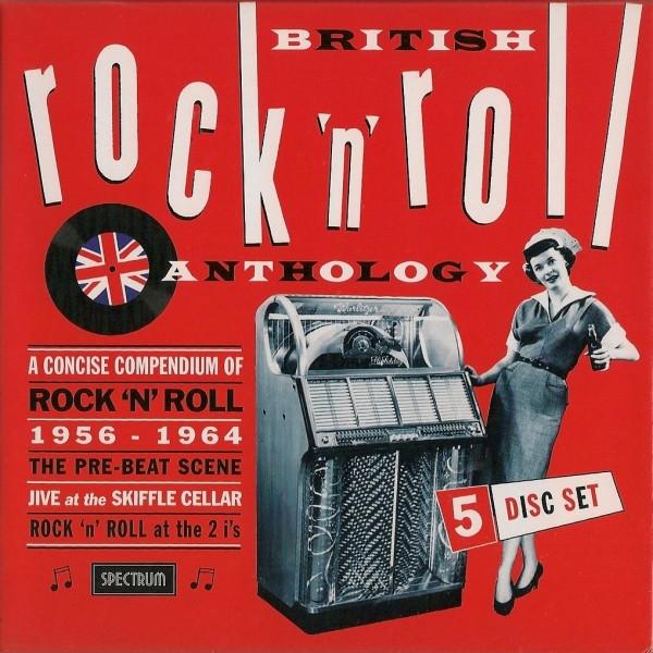 Album cover art for British Rock ‘n’ Roll Anthology - 5CD Boxset