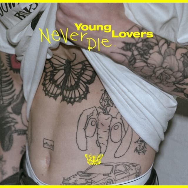 Album cover art for Young Lovers Never Die