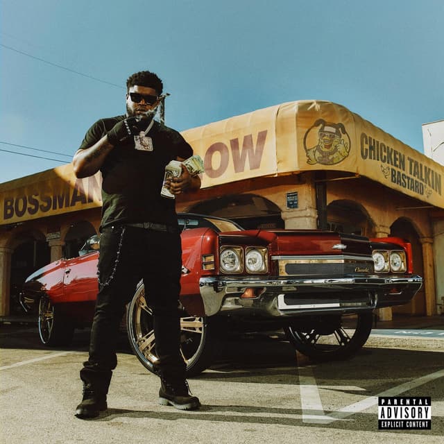 Album cover art for Chicken Talkin Bastard