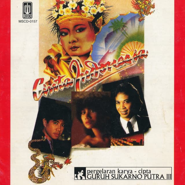 Album cover art for Cinta Indonesia