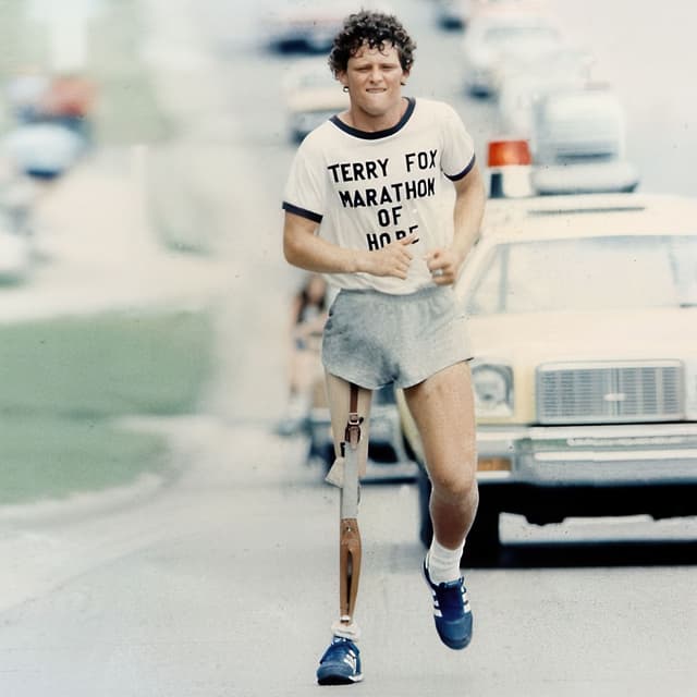 Album cover art for The Ballad Of Terry Fox