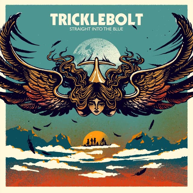 Album cover art for Straight Into the Blue