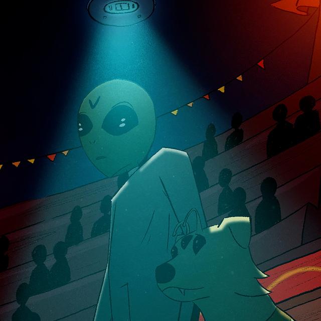 Album cover art for Alien