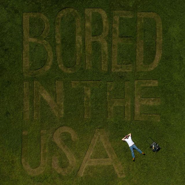 Album cover art for Bored in the USA