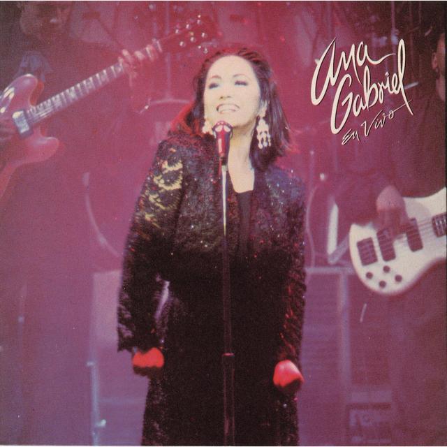 Album cover art for Ana Gabriel "En Vivo"