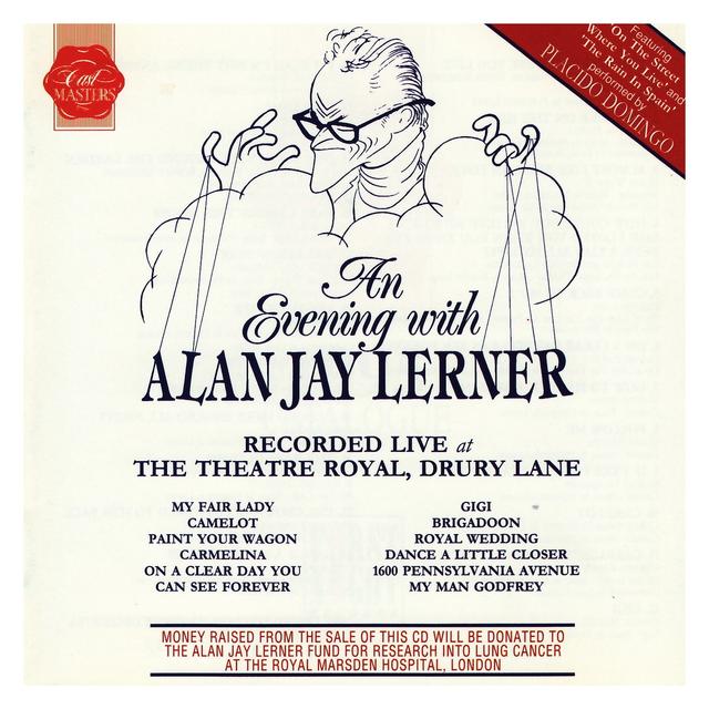 Album cover art for An Evening With Alan Jay Lerner [highlights]